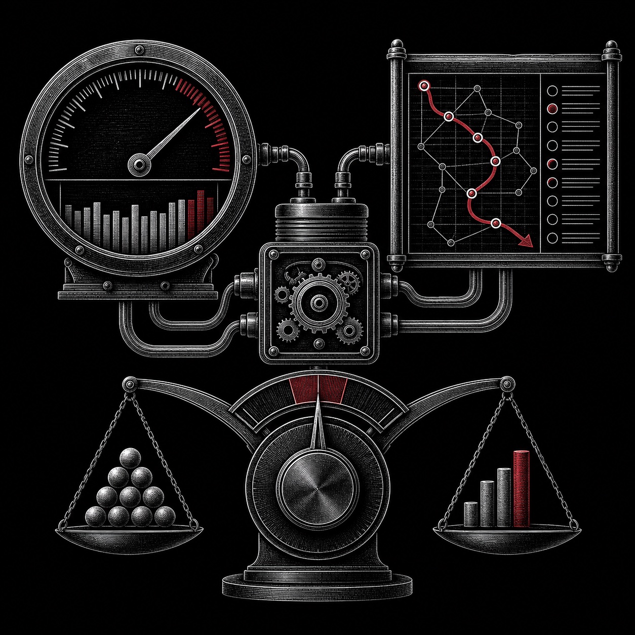 A media buyer comparing event volume, team seats, and add-on choices on a red tracking cost board